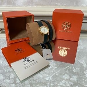 TORY BURCH wrap around wrist watch